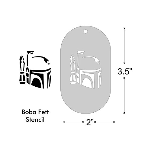 Stencil - Boba Fett, 3.5