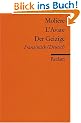 L'Avare /Der Geizige: Franz. /Dt: Kom�die in f�nf Aufz�gen