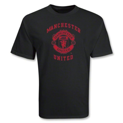 Manchester United Core Soccer T Shirt (Black)