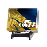 Utah Jazz Pennant Crystal Block