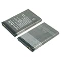 Replacement Battery (BL-5c) for Nokia: 1100, 1101, 1110, 1112, 1200, 1208, 1209, 1600, 1650, 1800, 2300, 2310, 2323 Classic, 2330 Classic, 2600, 2610, 2626, 2700 Classic, 2710 Navigation Edition, 2730 Classic, 3100, 3109 Classic, 3110 Classic, 3110 Evolve, 3120, 3610 Fold, 3650, 3660, 5030, 5130 XpressMusic, 6030, 6085, 6086, 6230, 6230i, 6267, 6270, 6555, 6600, 6630, 6670, 6680, 6681, 6820, 6822, 7600, 7610, C1 00, C2, E50, E60, N-Gage, N70, N71, N72, N91