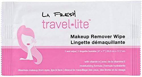 La Fresh Travel Lite Make-up Remover Wipes Large Size (10) Individually Packaged