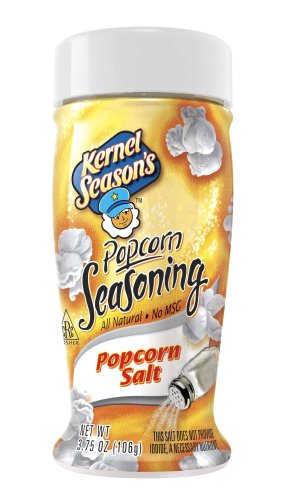 Kernel Season’s Popcorn Seasoning, Popcorn Salt, 3.75-Ounce Jars (Pack of 6)