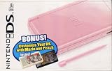Nintendo DS Lite Coral Pink Bundle with Mario & Princess Peach Bling Kit