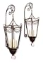 Perpignon Large Metal Ornate French Wall Candle Sconce Lanterns