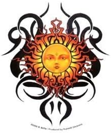 Richard Biffle - Tribal Sun - Sticker / Decal