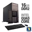 CybertronPC VI4916 Vue Multi-Display PC - 2x Intel Xeon L5420 Quad Core 2.50GHz, 16GB DDR2 ECC, 4x 1TB SATA II RAID HDD, RAID 5, 4x Nvidia Quadro NVS450, 1000 Watt PSU, Windows 7 Professional 64-bit