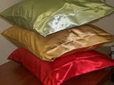 Luxury Open End Satin Pillowcase, Standard Size