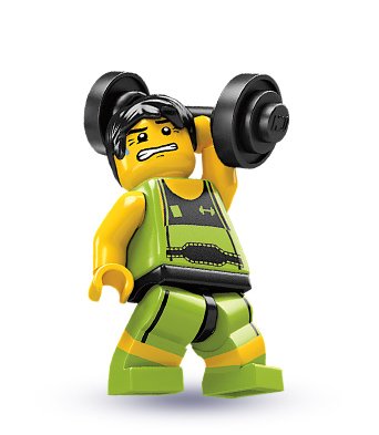 LEGO - Minifigures Series 2 - WEIGHTLIFTER