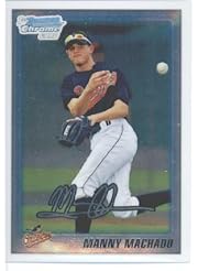Collectibles: 2010 Bowman CHROME Draft Picks and Prospects Baseball Card # BDPP80 Manny Machado - Baltimore Orioles (Draft Pick - Prospect - RC - Extended Rookie Card) MLB Trading Card - Bowman