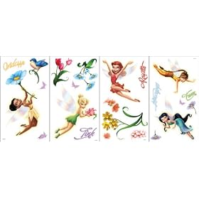 Blue Mountain Wallcoverings GAPP1837 Disney GAPP1837 Fairies Movie Wall Appliqu�