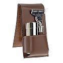 Edwin Jagger Leather Travel Case Brown