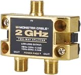 Monster Cable Two Gigahertz Low-Loss TGHZ-2RF MKII - Antenna splitter - F connector (F) - F connector (F)