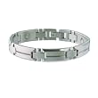 Sabona Men's Steel Sport Magnetic Bracelet - S/M