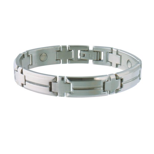 Sabona Men’s Steel Sport Magnetic Bracelet – S/M