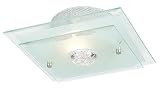 EN065 27 - Modern Bathroom Ceiling Light with White Grill
