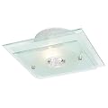 Modern Bathroom Ceiling Light with White Grill - HP012094