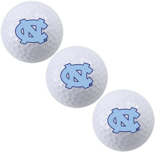 Nike North Carolina Tar Heels 3-pack Of Golf Balls