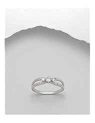 CZ Ring In 92.5 Sterling Silver