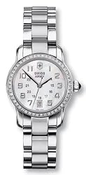 Victorinox Swiss Army Women's 241057 Mother-Of-Pearl Dial Diamond Bezel Watch