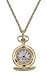 Medana Petite Pendant Gold Tone Watch With Chain # 2336g