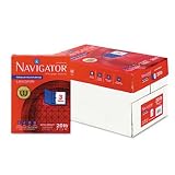 New-Navigator NMP113HP - Premium Multipurpose Paper, 97 Brightness, 3-Hole Punch, 20lb, Ltr, WE, 5000/Ctn - SNANMP113HP