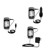 Deluxe Kit for the Garmin Edge includes a USB cable with Car and Wall Charger - Gomadic Brand w/ TipExchange Technology