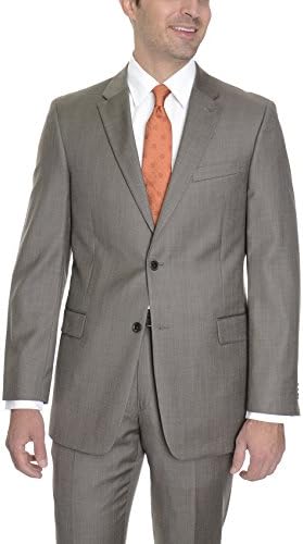 Mens Velvet Trim One Button Wool Silk Blend Tuxedo With Peak Lapels Black 42R 36W