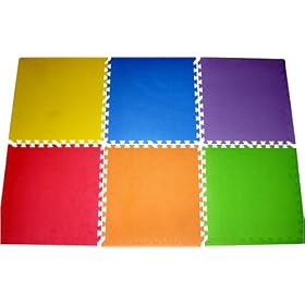 Click here to buy 72 Sq. Ft. (set of 18 + borders) 'We Sell Mats' Anti-Fatige Interlocking EVA Foam Flooring-Set of... by We Sell Mats.