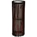 17″ Kobiyashi Japanese Bamboo Lantern in Dark Brown