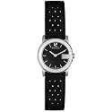 GUCCI G-Round Women's Black Leather Watch #YA101501