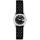 Gucci G-Round Ladies Black Leather Watch #YA101501 by Gucci
