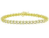 Diamond Tennis Bracelet 2 Carat (ctw) in Yellow Gold