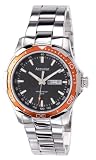 Gents Accurist Stainless Steel Bracelet Watch MB906OB Orange