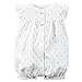 Carter's Baby Girls' Cotton 1-Piece Snap-Up Romper (6M, White Seahorse)