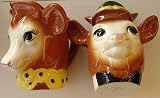Elsie & Elmer The Borden Cows Creamer & Sugar Bowl