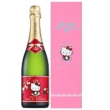 【限定ピンク化粧箱　シャンパン】ハローキティ　シャンパン　Paul de Bressois　ピンクボックス