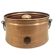 Round Hose Holder With Copper Finish