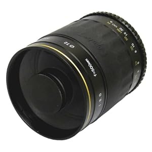 Buy Opteka 500mm f/8 High Definition Telephoto Mirror Lens for Canon EOS 1D, 5D, 7D, 10D, 20D, 30D, 40D, 50D, 60D, Rebel XT, XTi, XS, XSi, T1i, T2i, T3 and T3i Digital SLR Cameras with best Review