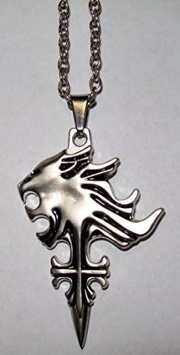 Final Fantasy Sleeping Lion Heart Necklace