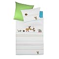 fleuresse Kids Satinbettw�sche mit Rei�verschluss wei� 100/135 + 40/60 cm