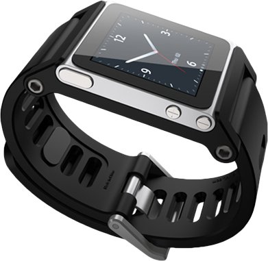 LunaTik TikTok Watch Wrist Strap for iPod Nano 6G - Black