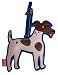 Fluff Terrier Luggage Tag