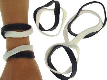 Silikonarmband Edition black&white