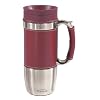 Trudeau Board Room 16-Ounce Travel Mug, Red