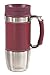Trudeau Board Room 16-Ounce Travel Mug, Red