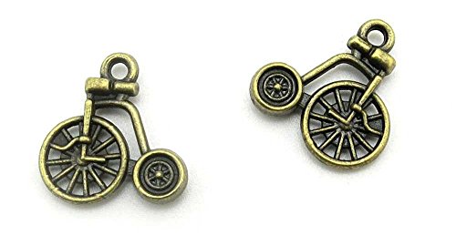 20x Anti-Brass Fashion Jewelry Making Charms A3253 Bicycle Bike Wholesale Supplies Pendant Craft DIY Vintage Alloys Necklace Bulk Supply Findings