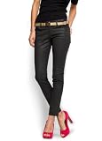 Mango Women's Metallic Effect Skinny Jeans