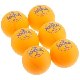 JOOLA ROSSI One-Star Orange 40mm Table Tennis Balls, 6-Count