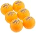 JOOLA ROSSI One-Star Orange 40mm Table Tennis Balls, 6-Count